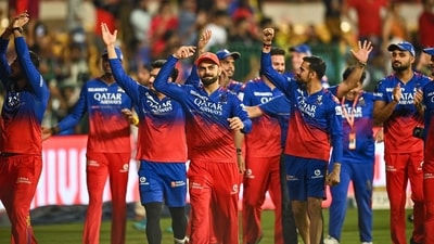 Royal Challengers Bengaluru's players celebrate after winning the Indian Premier League (IPL) match against Chennai Super Kings. (AFP) Royal Challengers Bengaluru's players celebrate after winning the Indian Premier League (IPL) match against Chennai Super Kings. (AFP)