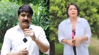 Srikanth and Hema denied rumours of being at a rave party in Bengaluru. Srikanth and Hema denied rumours of being at a rave party in Bengaluru.