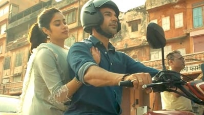 Rajkummar Rao and Janhvi Kapoor in a still from Agar Ho Tum. Rajkummar Rao and Janhvi Kapoor in a still from Agar Ho Tum.