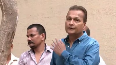 Industrialist Anil Ambani casts his vote at a polling booth in Mumbai, for the fifth phase of Lok Sabha Elections in the early hours of Monday. (ANI) Industrialist Anil Ambani casts his vote at a polling booth in Mumbai, for the fifth phase of Lok Sabha Elections in the early hours of Monday. (ANI)