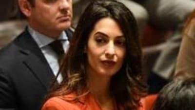 Prominent human rights lawyer Amal Clooney earlier represented Maldives president Mohamed Nasheed and secured a UN decision that his 2015 jailing for 13 years was illegal. (Reuters)