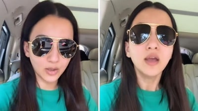 Gauahar Khan shared her ordeal via Instagram Stories. Gauahar Khan shared her ordeal via Instagram Stories.