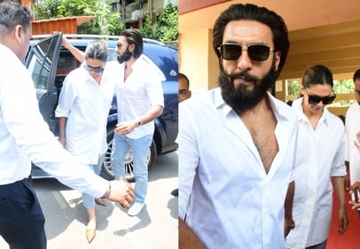 Deepika Padukone and Ranveer Singh cast their vote Deepika Padukone and Ranveer Singh cast their vote