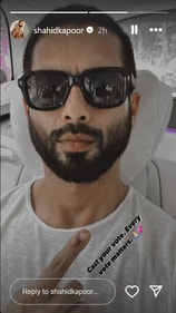 Shahid Kapoor shared a selfie from his car after casting his vote.