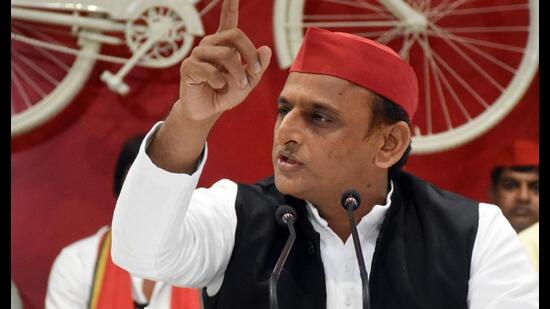 Samajwadi Party (SP) chief Akhilesh Yadav. (HT file)