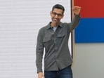 Alphabet CEO Sundar Pichai speaks at a Google I/O event in Mountain View, California. Alphabet CEO Sundar Pichai speaks at a Google I/O event in Mountain View, California.