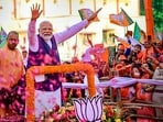Varanasi: Prime Minister Narendra Modi during Nari Shakti Sammelan in Varanasi, Tuesday, May 21, 2024. (PTI Photo) (PTI05_21_2024_000317B) Varanasi: Prime Minister Narendra Modi during Nari Shakti Sammelan in Varanasi, Tuesday, May 21, 2024. (PTI Photo) (PTI05_21_2024_000317B)