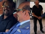 Rajinikanth with Yussuf Ali in Abu Dhabi. Rajinikanth with Yussuf Ali in Abu Dhabi.