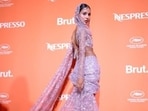 Sonam Kapoor goes gaga over Nancy Tyagi's Cannes 2024 look. Sonam Kapoor goes gaga over Nancy Tyagi's Cannes 2024 look.