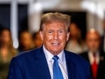Former US President Donald Trump faces 34 felony counts of falsifying business records as part of an alleged scheme to silence claims of extramarital sexual encounters during his 2016 presidential campaign. Photographer: Mark Peterson/New York Magazine/Bloomberg