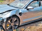 The 17-year-old is the son of a prominent real estate developer from the city whose Porsche was running without a registration number. (HT PHOTO) The 17-year-old is the son of a prominent real estate developer from the city whose Porsche was running without a registration number. (HT PHOTO)