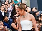 US actress/singer Jennifer Lopez attends Netflix's premiere of "Atlas" at the Egyptian Theatre in Hollywood, California on May 20, 2024. (Photo by VALERIE MACON / AFP) US actress/singer Jennifer Lopez attends Netflix's premiere of "Atlas" at the Egyptian Theatre in Hollywood, California on May 20, 2024. (Photo by VALERIE MACON / AFP)