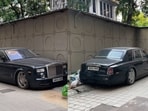 Abandoned Rolls Royce Phantom VII parked in a hotel in Kolkata. 