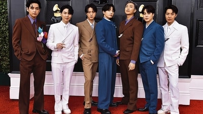 K-Pop band BTS arrives at the 64th Annual Grammy Awards in Las Vegas. (Photo: Jordan Strauss/Invision/AP) K-Pop band BTS arrives at the 64th Annual Grammy Awards in Las Vegas. (Photo: Jordan Strauss/Invision/AP)