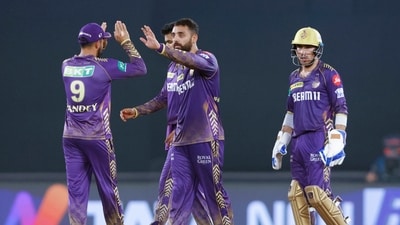 Kolkata Knight Riders' Varun Chakaravarthy completed 20 wickets in the IPL 2024 (KKR - X) Kolkata Knight Riders' Varun Chakaravarthy completed 20 wickets in the IPL 2024 (KKR - X)