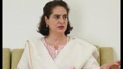 Congress general secretary Priyanka Gandhi Vadra. (HT file)