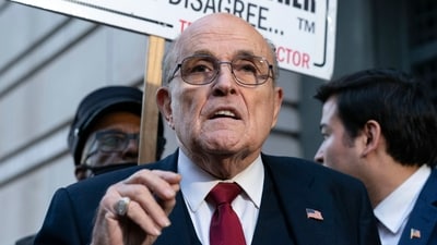 Rudy Giuliani pleads not guilty in Arizona court to charges of conspiring to overturn 2020 election results (AP Photo/Jose Luis Magana, File) (AP) Rudy Giuliani pleads not guilty in Arizona court to charges of conspiring to overturn 2020 election results (AP Photo/Jose Luis Magana, File) (AP)