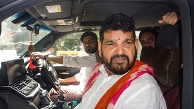 Former Wrestling Federation of India (WFI) chief and BJP leader Brij Bhushan Sharan Singh (PTI) Former Wrestling Federation of India (WFI) chief and BJP leader Brij Bhushan Sharan Singh (PTI)