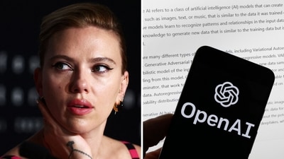 Scarlett Johansson vs OpenAI: The tech company has taken down the ChatGPT voice called Sky. (Reuters, AP) Scarlett Johansson vs OpenAI: The tech company has taken down the ChatGPT voice called Sky. (Reuters, AP)