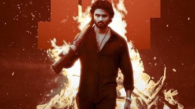 Sudheer Babu in a still from Harom Hara. Sudheer Babu in a still from Harom Hara.