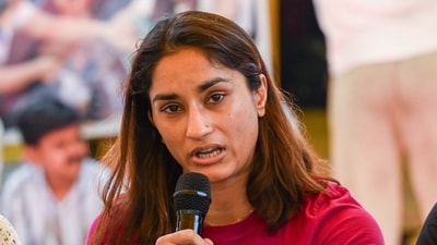 India wrestler Vinesh Phogat. ((Photo by Raj K Raj/ Hindustan Times)) India wrestler Vinesh Phogat. ((Photo by Raj K Raj/ Hindustan Times))