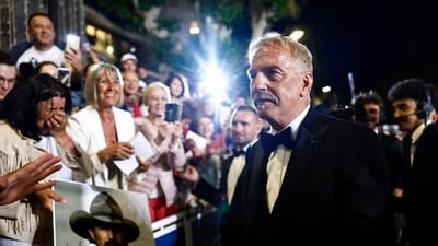 Kevin Costner meets fans after the screening of the film Horizon: An American Saga at the 77th edition of the Cannes Film Festival. (AFP) Kevin Costner meets fans after the screening of the film Horizon: An American Saga at the 77th edition of the Cannes Film Festival. (AFP)