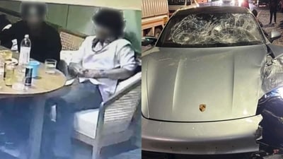 A new video emerged in the Pune Porsche crash case in which the 17-year-old boy is seen in a bar. A new video emerged in the Pune Porsche crash case in which the 17-year-old boy is seen in a bar.