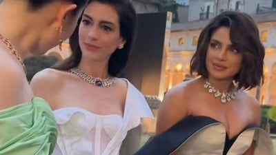 Priyanka Chopra was seen laughing and sharing conversations with Anne, Liu Yifei, and Shu Qi after getting their pictures clicked. Priyanka Chopra was seen laughing and sharing conversations with Anne, Liu Yifei, and Shu Qi after getting their pictures clicked.