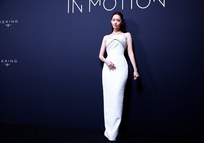 Im Yoon-ah (YoonA) poses during a photocall for the 2024 Kering Women In Motion Awards and Cannes Film Festival Presidential Dinner. (REUTERS)