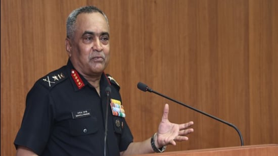 Army chief General Manoj Pande. (ANI)