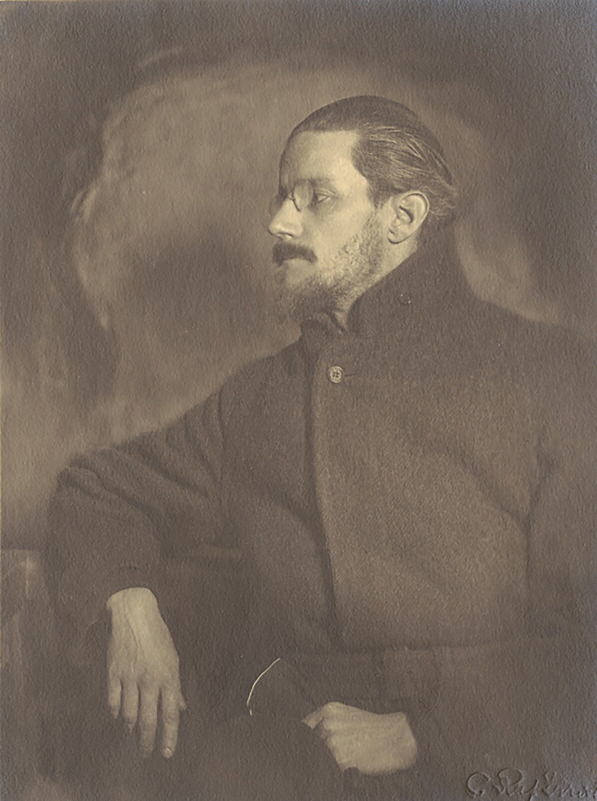 James Joyce photographed in 1918 in Zurich (C Ruf/Wikimedia Commons)