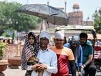 Delhi has been seeing a steady rise in temperature in recent days, culminating in the highest temperature recorded this summer on Sunday when the temperature reached 44.4 degrees Celsius.(AFP)