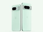 Google Pixel 8 and Pixel 8 Pro in the new Mint colour (Image courtesy: twitter/com/ishanagarwal24) Google Pixel 8 and Pixel 8 Pro in the new Mint colour (Image courtesy: twitter/com/ishanagarwal24)