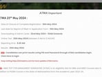 ATMA admit card 2024 today on atmaaims.com