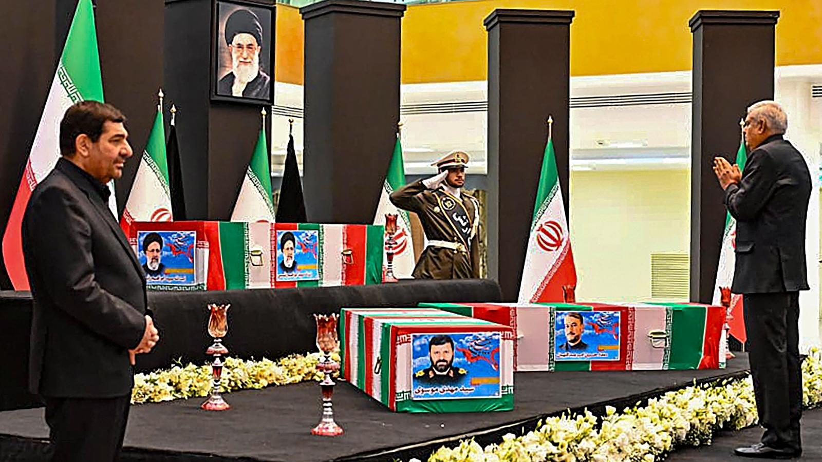 Vice President Dhankhar pays tribute to Iranian President Raisi in Tehran - Vimarsana News