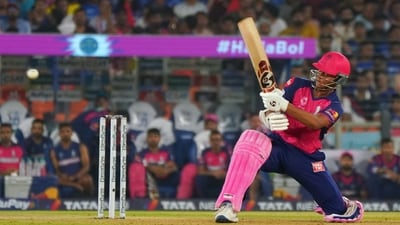 RR started well with Yashasvi Jaiswal anchoring a strong first half of the chase. Jaiswal scored 45 in 30 balls. (ANI) RR started well with Yashasvi Jaiswal anchoring a strong first half of the chase. Jaiswal scored 45 in 30 balls. (ANI)