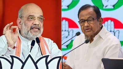 Union home minister Amit Shah and senior Congress leader P Chidambaram.