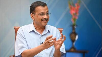 Arvind Kejriwal, chief minister of Delhi, at his house in Civil Lines on Wednesday. (Sanchit Khanna/HT Photo) Arvind Kejriwal, chief minister of Delhi, at his house in Civil Lines on Wednesday. (Sanchit Khanna/HT Photo)