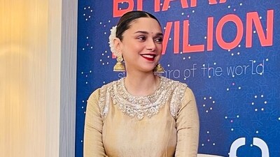 Aditi Rao Hydari attended an event during the ongoing Cannes Film Festival 2024 on Wednesday. (Pic: PIB In Meghalaya)