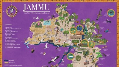 Jammu and Kashmir Natural Asset Map (Credit - ICLEI South Asia) Jammu and Kashmir Natural Asset Map (Credit - ICLEI South Asia)