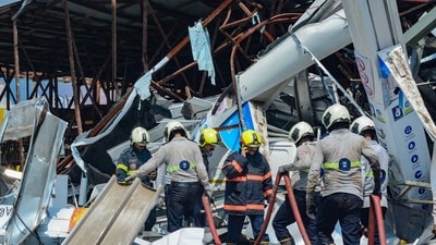 The death toll in the billboard collapse incident in Mumbai's Ghatkopar has jumped to 17 this week as a person receiving treatment after being rescued from the rubble succumbed to his injuries. (PTI) The death toll in the billboard collapse incident in Mumbai's Ghatkopar has jumped to 17 this week as a person receiving treatment after being rescued from the rubble succumbed to his injuries. (PTI)