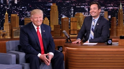 Jimmy Fallon mocked Donald Trump's lengthy pause during NRA speech (Jimmy Fallon)