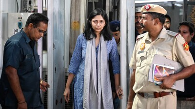 AAP MP Swati Maliwal leaves the residence of Delhi chief minister Arvind Kejriwal after investigation of alleged assault case in New Delhi. (File) (Sanchit Khanna / Hindustan Times) AAP MP Swati Maliwal leaves the residence of Delhi chief minister Arvind Kejriwal after investigation of alleged assault case in New Delhi. (File) (Sanchit Khanna / Hindustan Times)