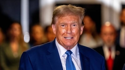 The Trump campaign launched a fundraising page that allows “any federally permissible donor the ability to give" to its political committees using any crypto asset accepted through the Coinbase cryptocurrency exchange. (Bloomberg) The Trump campaign launched a fundraising page that allows “any federally permissible donor the ability to give" to its political committees using any crypto asset accepted through the Coinbase cryptocurrency exchange. (Bloomberg)