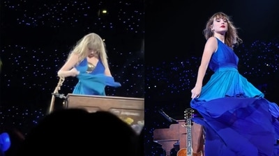 During her European tour stop in Stockholm, Taylor Swift experienced a wardrobe malfunction while switching between songs. Despite the mishap, the pop queen handled it gracefully During her European tour stop in Stockholm, Taylor Swift experienced a wardrobe malfunction while switching between songs. Despite the mishap, the pop queen handled it gracefully