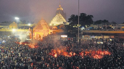 The Jagannath temple has long been central to both the state’s religious identity and its politics. (Arabinda Mahapatra/ HT photo) The Jagannath temple has long been central to both the state’s religious identity and its politics. (Arabinda Mahapatra/ HT photo)