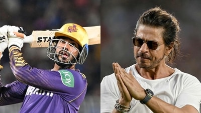 Venkatesh Iyer reveals how KKR owner SRK's 'pep-talk' lifted Kolkata Knight Riders stars (AFP Images) Venkatesh Iyer reveals how KKR owner SRK's 'pep-talk' lifted Kolkata Knight Riders stars (AFP Images)