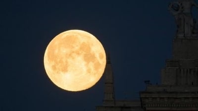 The full moon, also known as the Supermoon or Flower Moon, is seen behind the Lomonosov Moscow State University in Moscow, Russia May 8, 2020. REUTERS/Shamil Zhumatov (REUTERS) The full moon, also known as the Supermoon or Flower Moon, is seen behind the Lomonosov Moscow State University in Moscow, Russia May 8, 2020. REUTERS/Shamil Zhumatov (REUTERS)