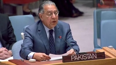 Pakistan's Permanent Ambassador to the United Nations Munir Akram Pakistan's Permanent Ambassador to the United Nations Munir Akram