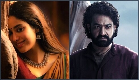 Janhvi Kapoor and Jr NTR in Devara: Part 1 Janhvi Kapoor and Jr NTR in Devara: Part 1